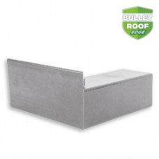 Bullet Roof RHS 70mm Drip/100mm Check Combo Corner Basalt Grey